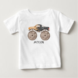 Monster Lastbil födelsedag T-shirt-personlig T Shirt