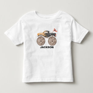Monster lastbil födelsedagspojke T-Shirt