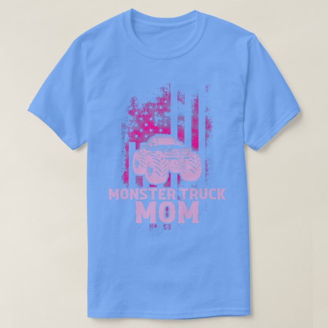 Monster Lastbil Funny Driver 2092 T Shirt (Design framsida)