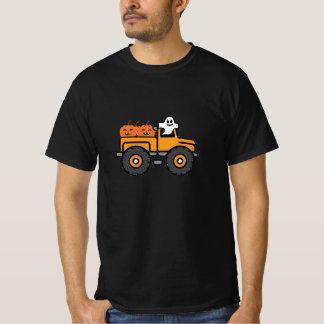 Monster Lastbil Ghost Pumpkin Halloween T-shirt