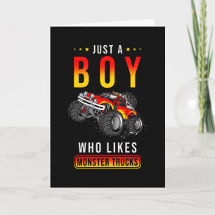 Monster Lastbil Gift Kort