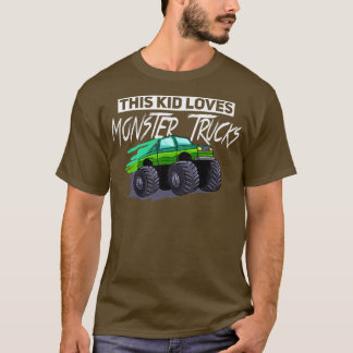 Monster Lastbil Gift Sylt Boys T Shirt