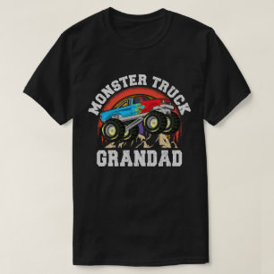 Monster Lastbil Grandad Matching Family Grandpa T Shirt