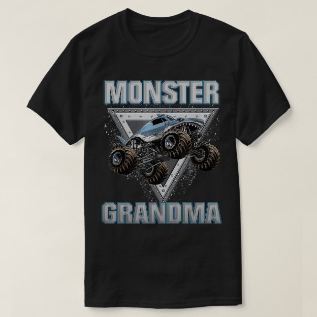 Monster Lastbil Grandma T Shirt (Design framsida)