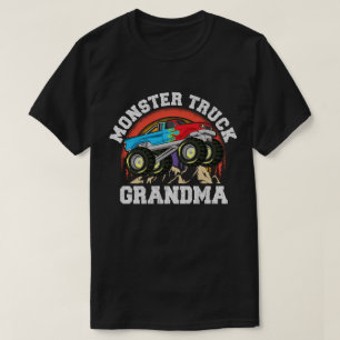 Monster Lastbil Grandpa Matching Family Costume T Shirt