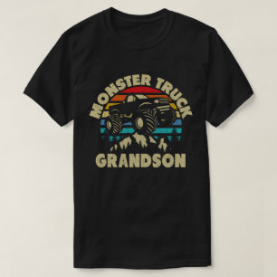 Monster Lastbil Grandson Matching Family T Shirt
