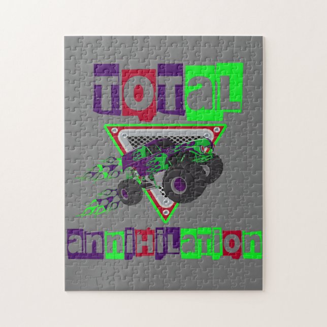 Monster lastbil hard core coola pussel (Vertikal)