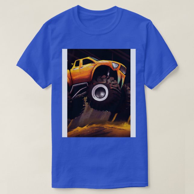 Monster Lastbil i Arena T Shirt (Design framsida)
