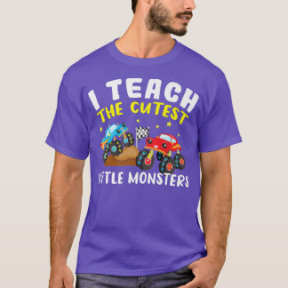 Monster Lastbil I Teach, de tjusta små monster T T Shirt