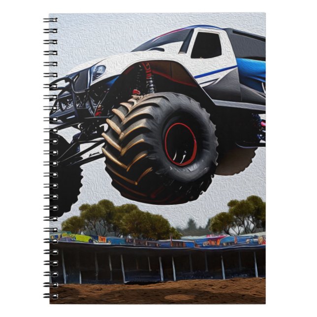 Monster Lastbil Launch, bärbar dator Anteckningsbok (Framsidan)