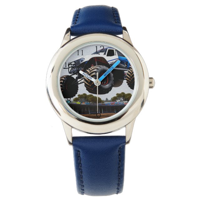 Monster Lastbil Launch, Boys Wristwatch Armbandsur (Framsida)