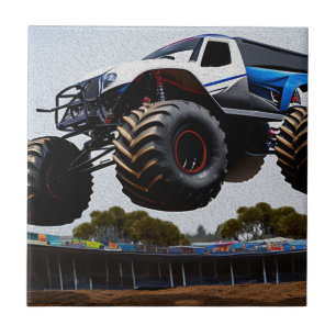 Monster Lastbil Launch, Ceramic Tile Kakelplatta