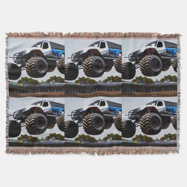 Monster Lastbil Launch, Throw Blanket Filt (Framsidan)