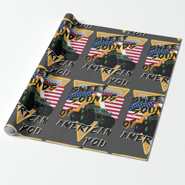 Monster lastbil lera bogger amerikan presentpapper (Utrullad)