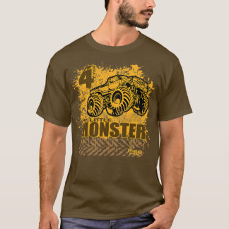 Monster Lastbil Little Kids T Shirt