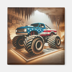 MONSTER LASTBIL MAGNET