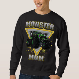 Monster Lastbil Mamma Lång Ärmad Tröja