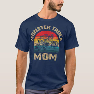 MONSTER LASTBIL MAMMA; Retro Distress Big Lastbil T Shirt