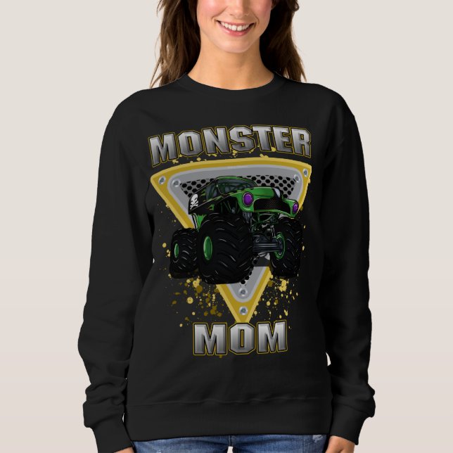 Monster Lastbil Mamma T Shirt (Framsida)