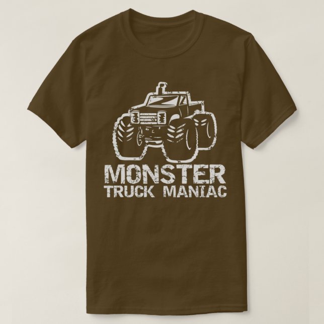 Monster Lastbil Maniac T Shirt (Design framsida)