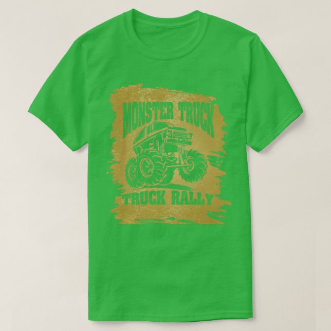 Monster Lastbil Monster Lastbilar T Shirt (Design framsida)