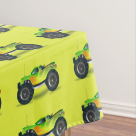 Monster lastbil på kalkgrönt