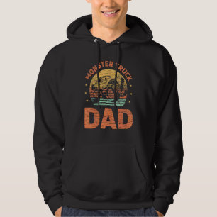 Monster Lastbil Pappa Far Pappa Big Lastbil Hoodie