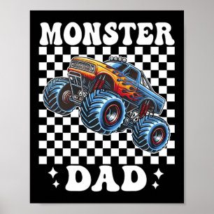Monster Lastbil Pappa Monster Lastbil är min Sylt Poster
