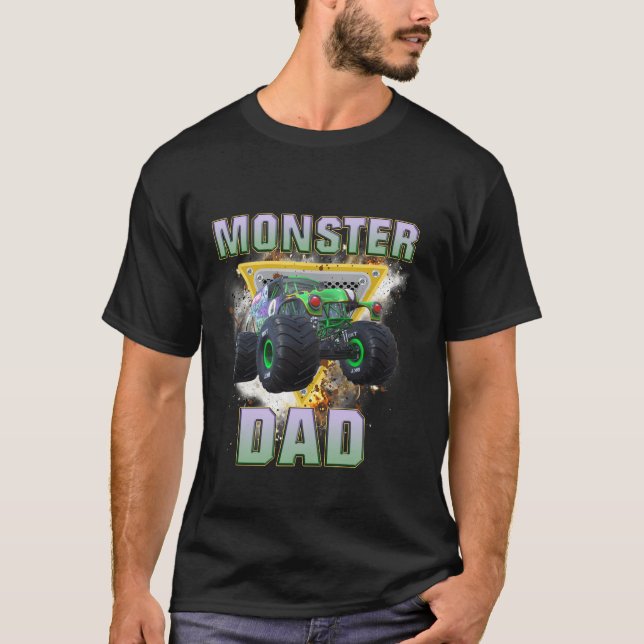 Monster Lastbil Pappa Monster Lastbil är min Sylt  T Shirt (Framsida)
