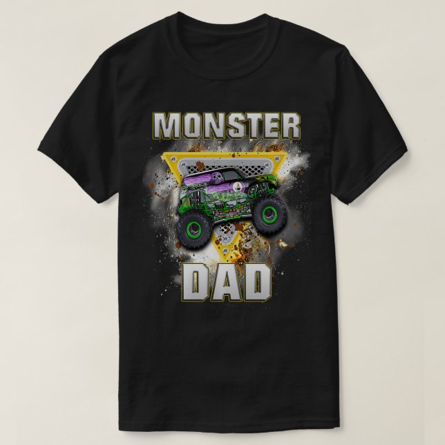 Monster Lastbil Pappa Monster Lastbil är min Sylt  T Shirt (Design framsida)