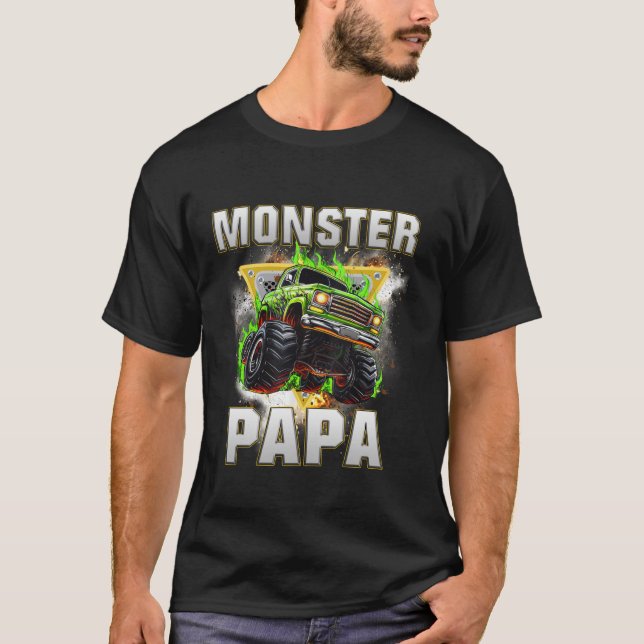 Monster Lastbil Pappa Monster Lastbil är mina Sylt T Shirt (Framsida)