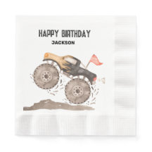 Monster Lastbil pappra blöjor