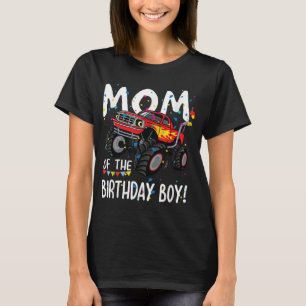 Monster Lastbil Party Mamma i Birthday Boy Gift T Shirt