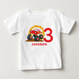 Monster Lastbil Rally Födelsedagsfest Outfit T Shirt