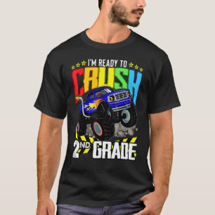 Monster Lastbil Redo att krossa andra Klass tillba T Shirt