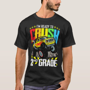 Monster Lastbil Redo att krossa andra Klass tillba T Shirt