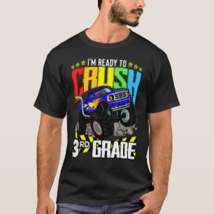 Monster Lastbil Redo att krossa tredje Klass tillb T Shirt