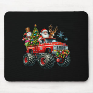 Monster Lastbil Santa Reindeer Julgran Kids T Musmatta