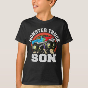 Monster Lastbil Son Matching Family Monster Lastbi T Shirt