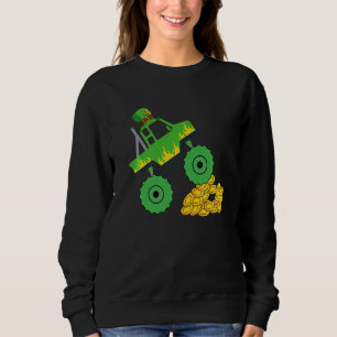 Monster Lastbil St Patrick Day Kids Boys Småbarn 3 T Shirt
