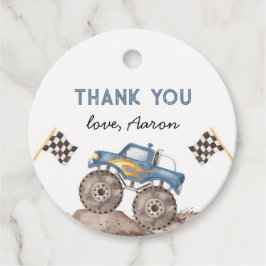 Monster Lastbil, starta motorn Gåvor Etiketter