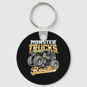 Monster Lastbil Sten Nyckelring