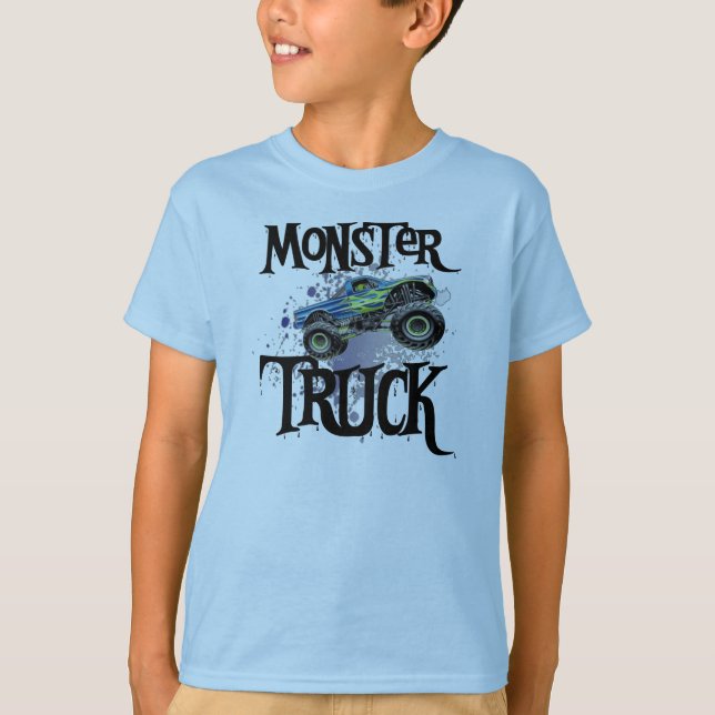 Monster Lastbil T Shirt (Framsida)