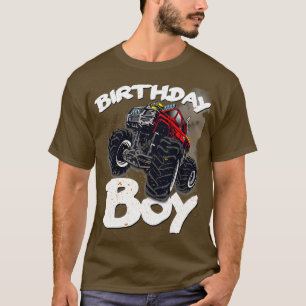 Monster Lastbil T Shirt Funny Birthday Boy Gift
