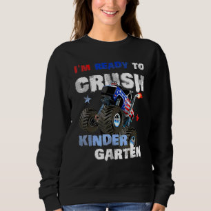 Monster lastbil Tävla Im Redo till Crush Kindergar T Shirt