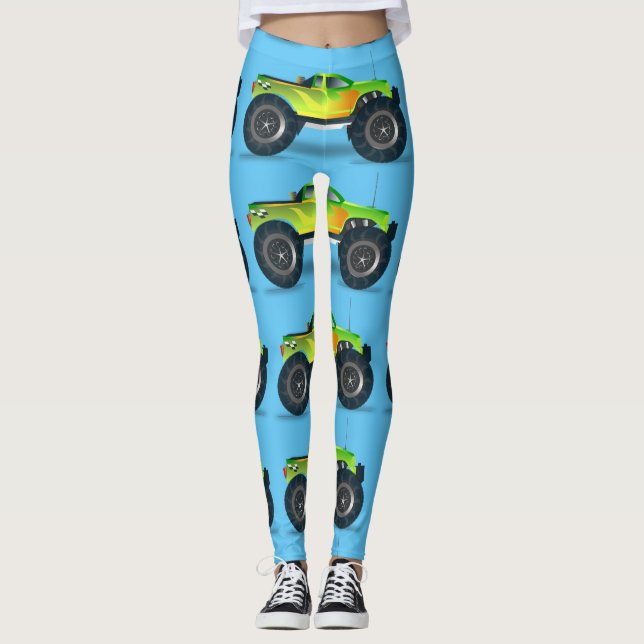Monster Lastbil Thunder_Cove Leggings (Framsida)