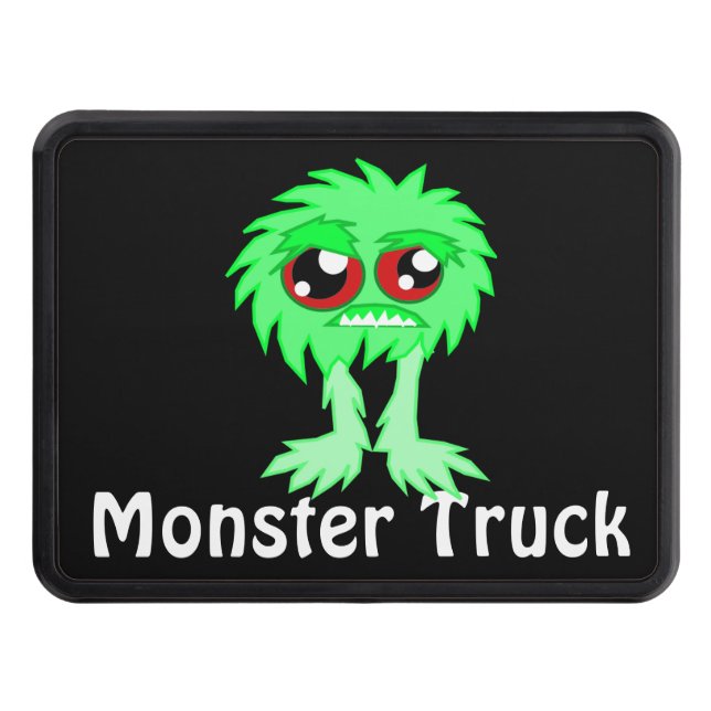 Monster Lastbil Trailer Hitch Cover Dragkroksskydd (Framsidan)