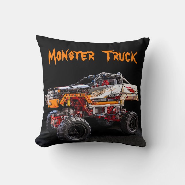 monster lastbil vid kudde (Framsida)