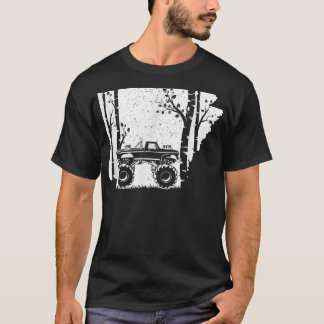 Monster lastbil vintage- Arkansas off-road-skogar T Shirt