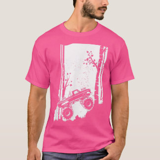 Monster lastbil vintage- Indiana off-road forest a T Shirt